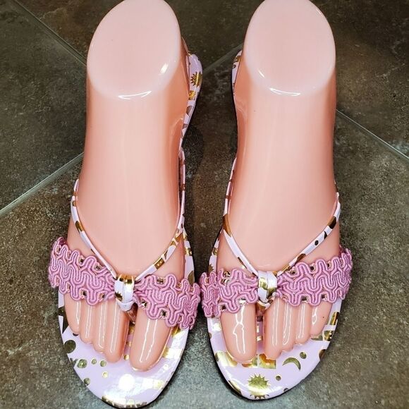 Vintage tess footwear pink sandals - Picture 3 of 15